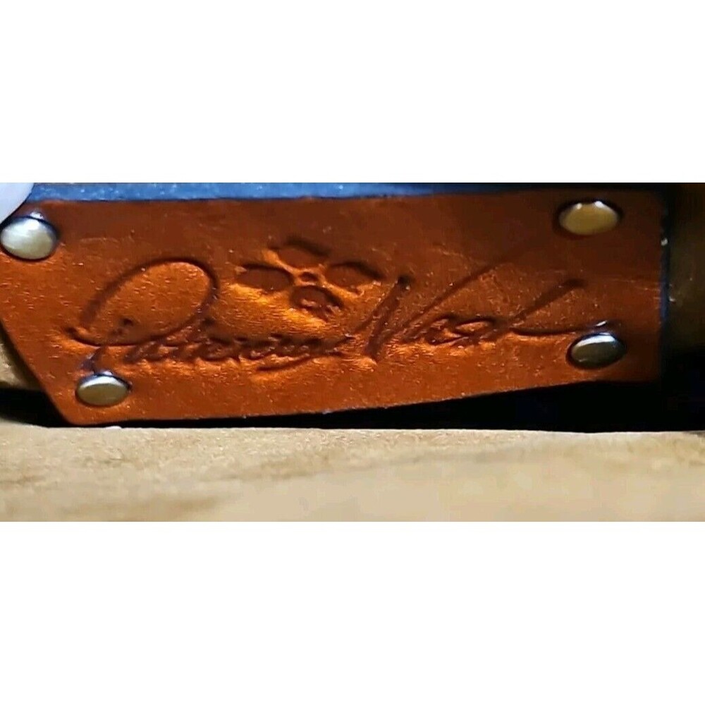 Patricia Nash Finch Leather Crossbody Bag Purse White Exotic Cat Brand New - Picture 8 of 10